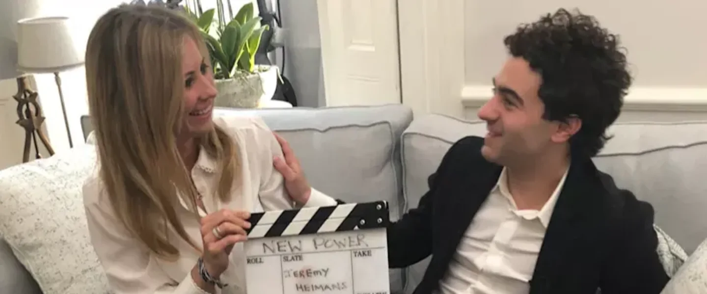 Holly Branson with Jeremy Heimans