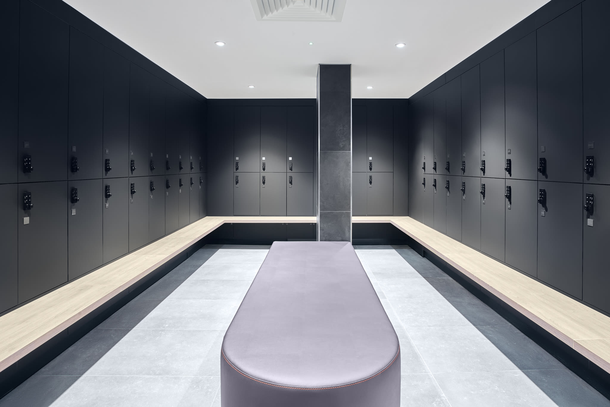 Virgin Active Wimbledon changing rooms and lockers