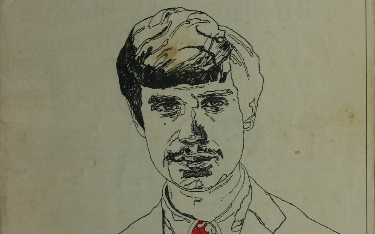 Snippet of the cover of the first edition of the Student Magazine