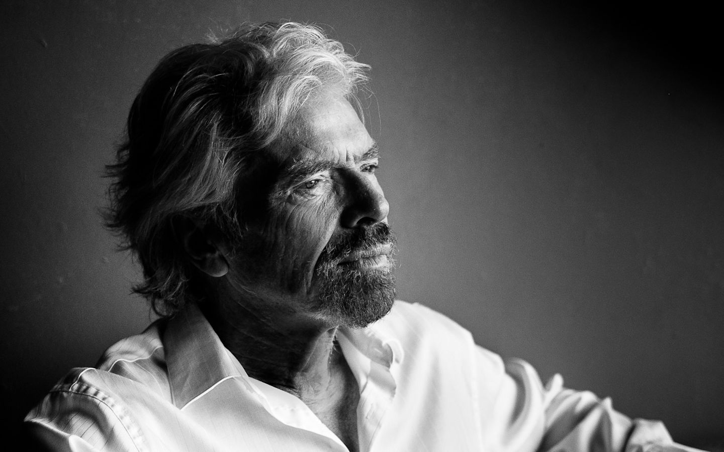 Richard Branson looking pensive