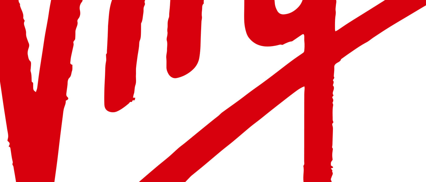 Extreme close up of the Virgin logo