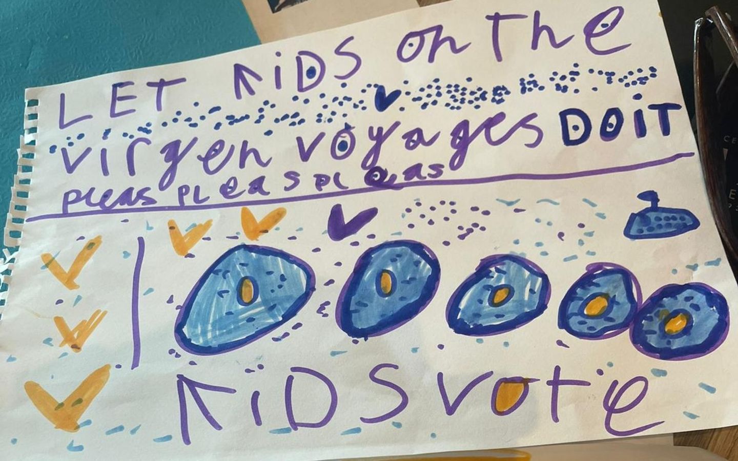 Richard Branson's grandkids petition to let kids on-board Virgin Voyages