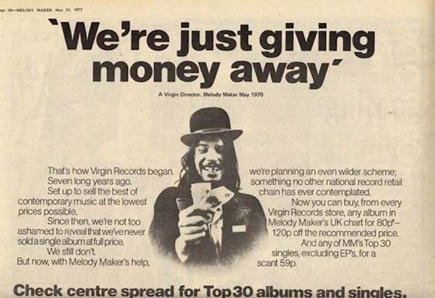 Image from Virgin Records
