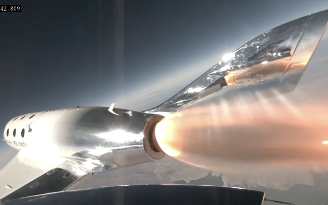 Virgin Galactic's Galactic 04 space mission rocket fire