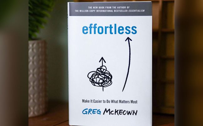 Cover of Greg McKeown's book Effortless Cover of Greg McKeown's book Effortless