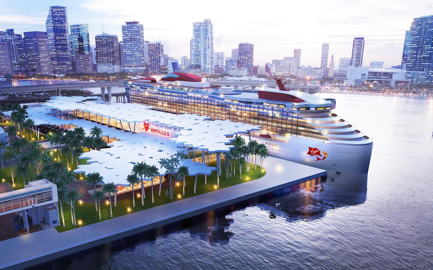 Scarlet Lady CGI render