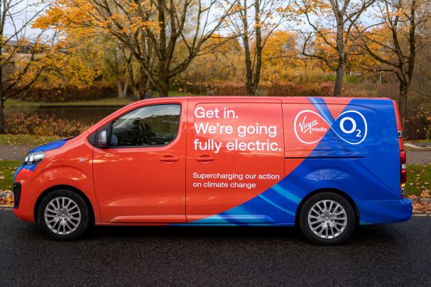 Virgin Media O2's first electric van
