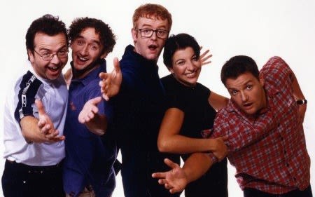 Chris Evans and other Virgin Radio UK presenters from 1993