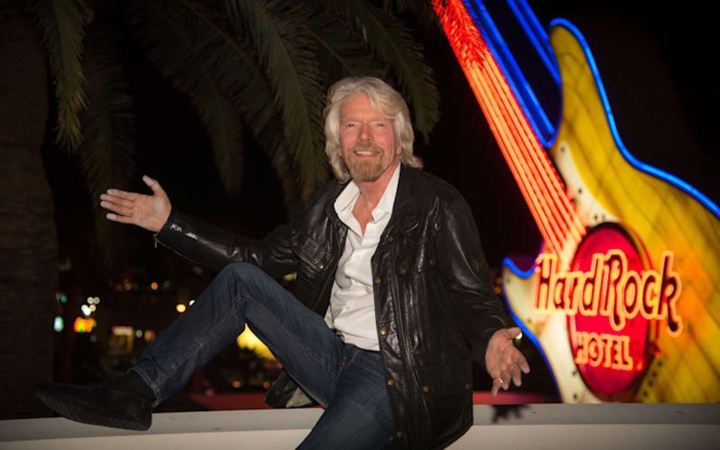 Richard Branson at the Hard Rock Hotel, which is set to become Virgin Hotels Las Vegas