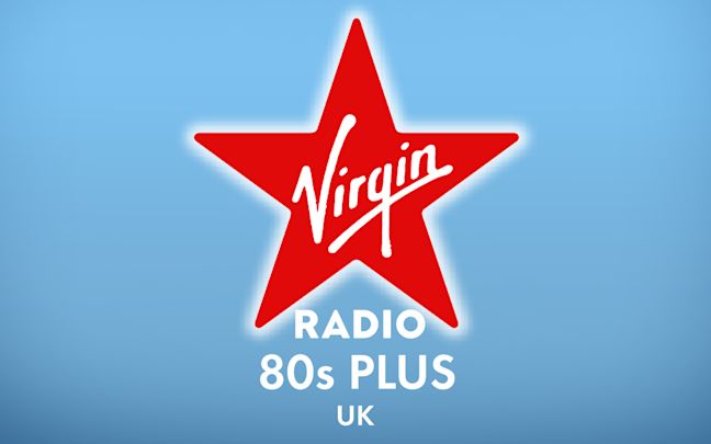 Virgin Radio 80s PLUS logo Virgin Radio 80s PLUS logo