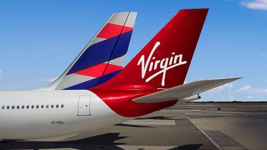 Virgin Atlantic anuncia nova parceria com a LATAM Airlines