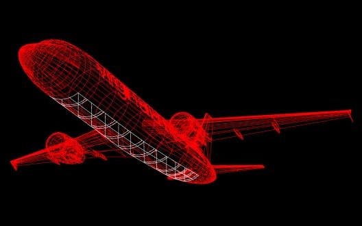 Diagram of Virgin Atlantic's glass bottom plane