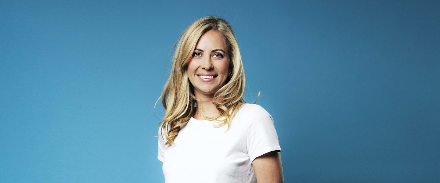 Holly Branson looking at the camera