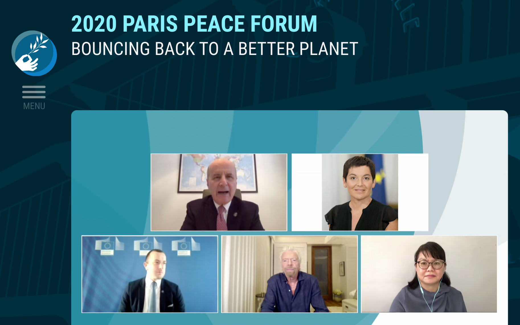 Image from the Paris Peace Forum