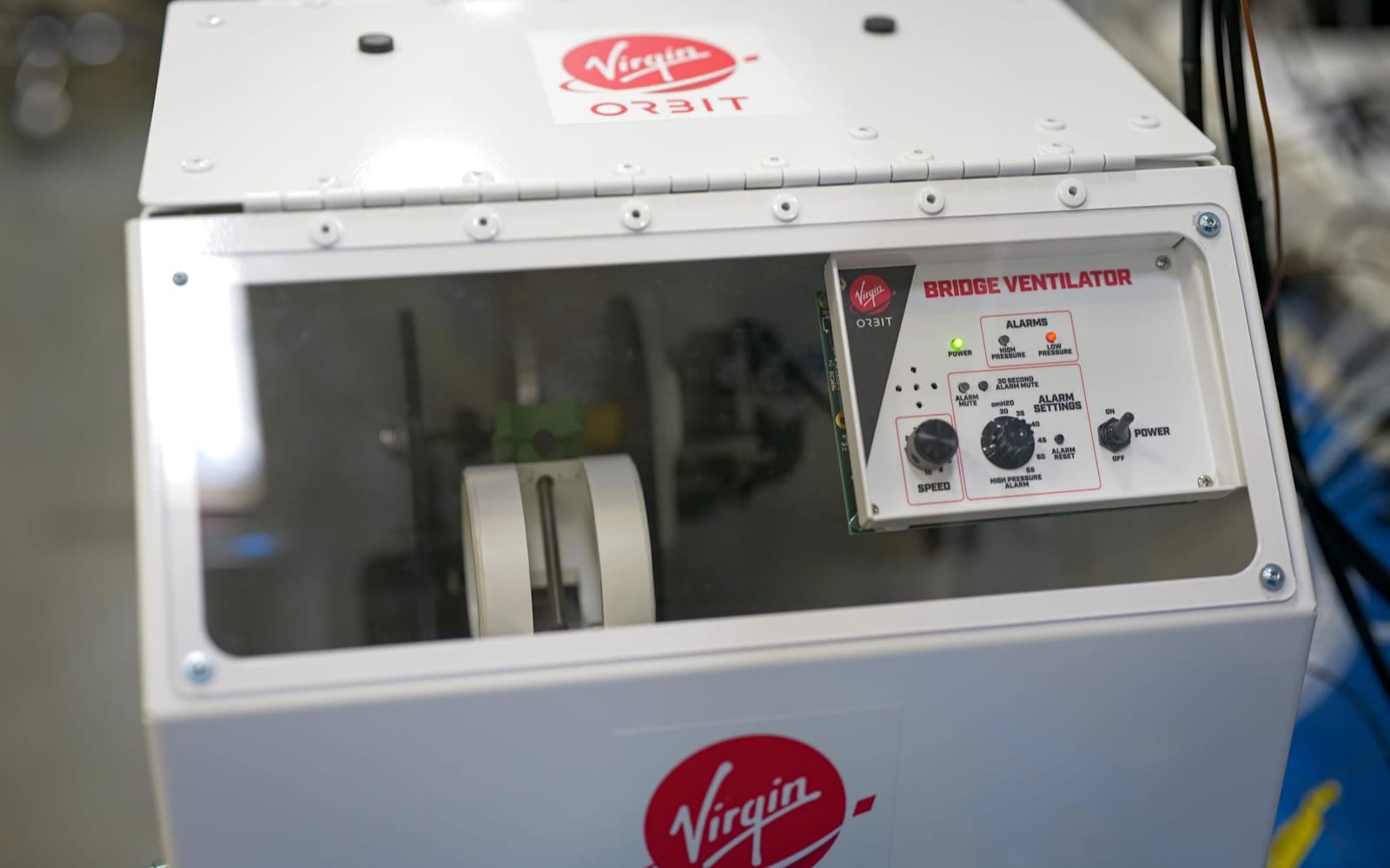 Virgin Orbit ventilator