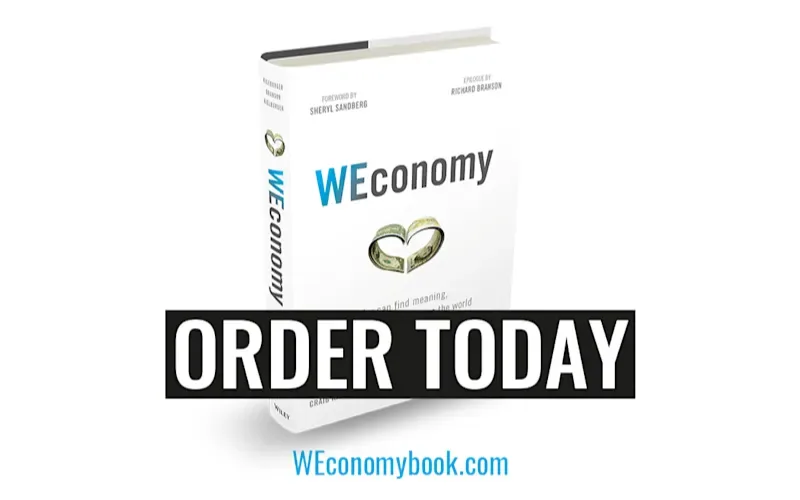 Holly Branson's book Weconomy - order today graphic