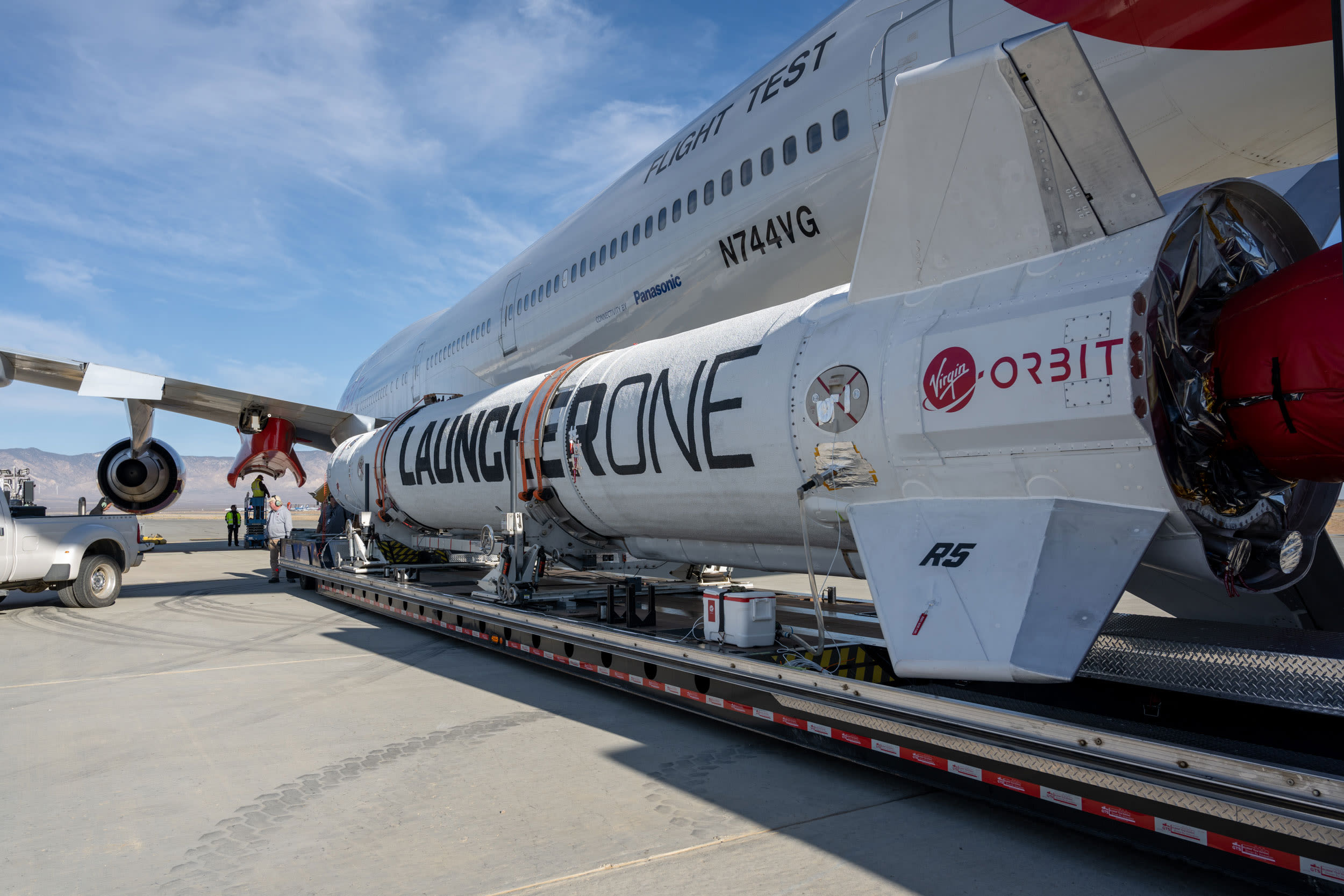 Virgin Orbit prepares for the Above the Clouds launch