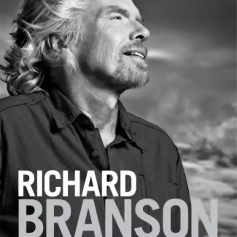 The front cover of Richard Branson's book 'Losing my Virginity'