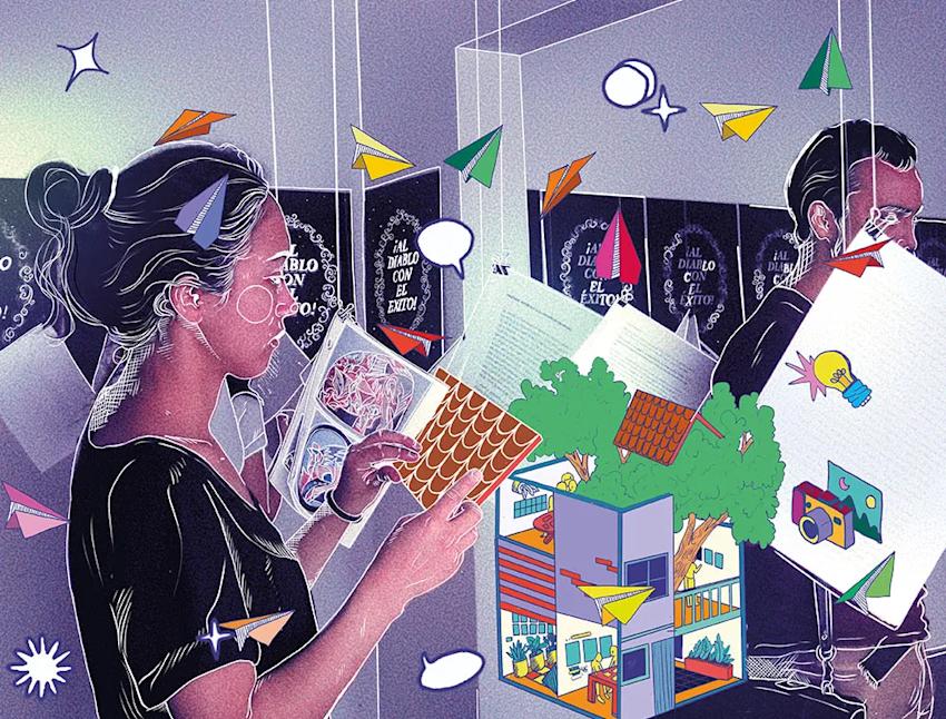 Tres patios "extranjeros" de arte