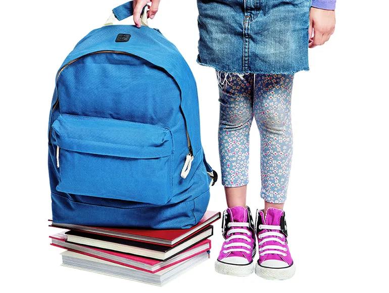 Calcula el peso ideal de la mochila de tu hijo