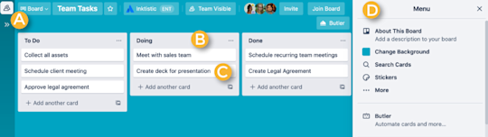 An image showing a Trello board