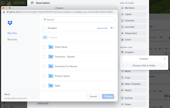 An image showing the Dropbox Power-Up