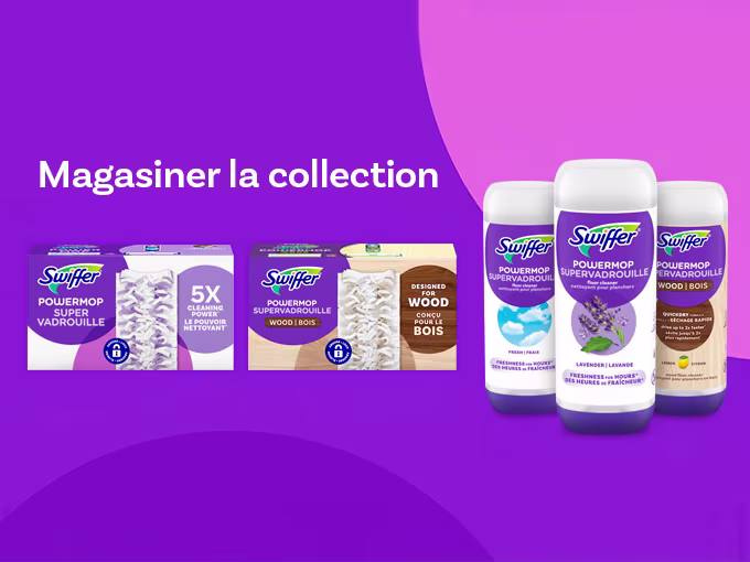 Produits de la gamme Swiffer® SuperVadrouille
