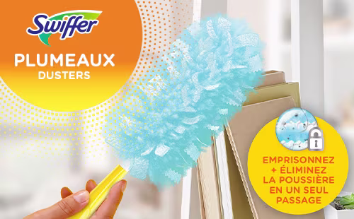 Plumeau Swiffer 180 Ultra résistant – Emprisonne + élimine la poussière d’un seul coup