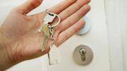 House keys in somebody's hand