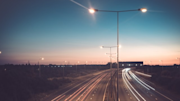 Motorway at night