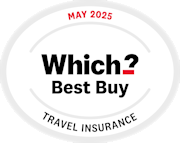 Which? Best Buy logo for Travel 2025
