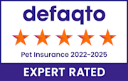 Pet | Defaqto rating 2022-2025 5 star