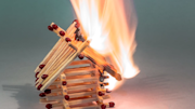 Matches setting alight