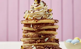 Chocolade-paaspancakes