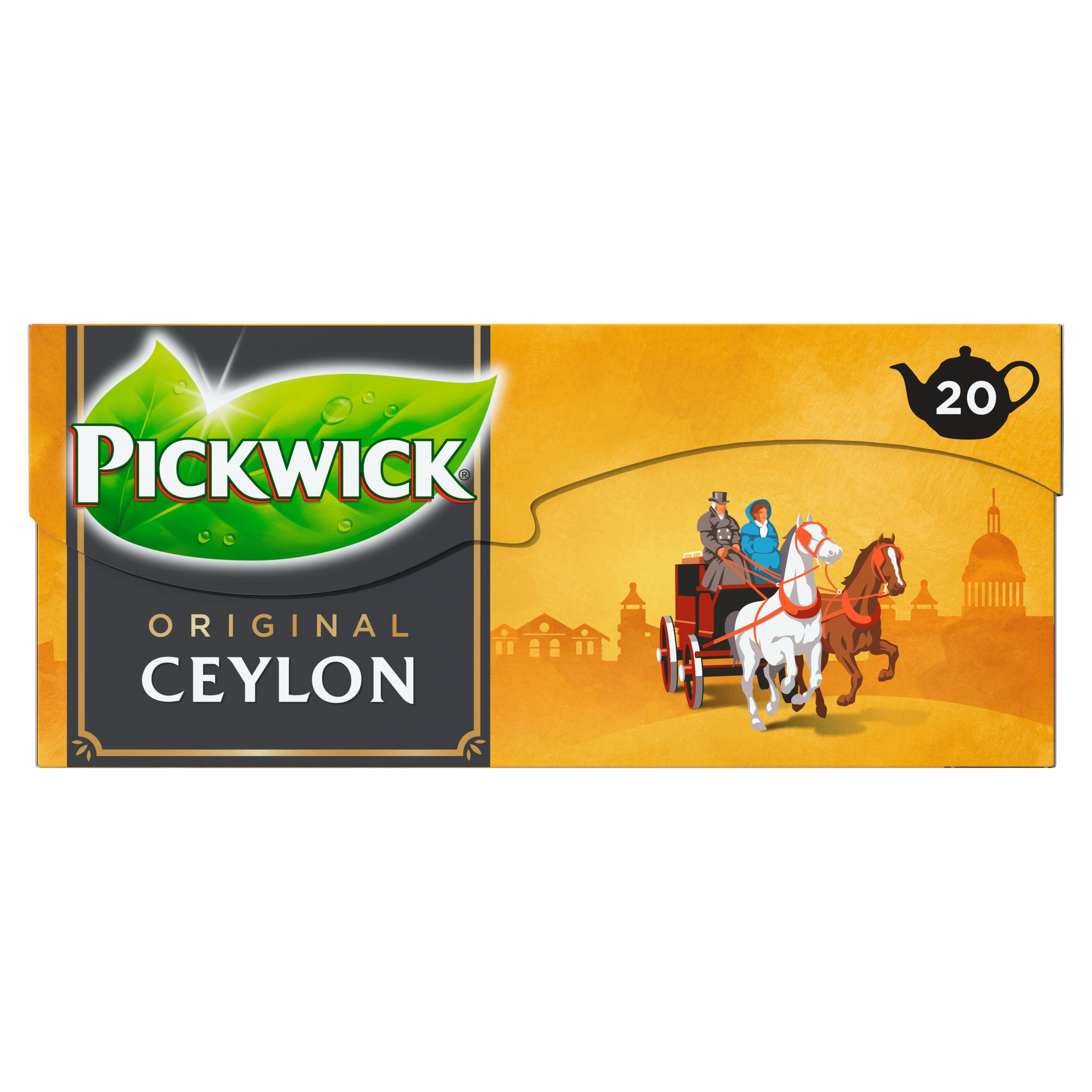 Pickwick Ceylon Zwarte Thee Voor Pot Per Doos 20 St