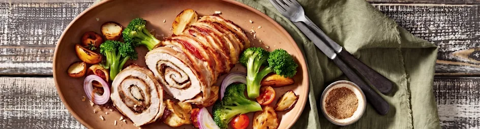 Kiprollade in krokant spekpantser