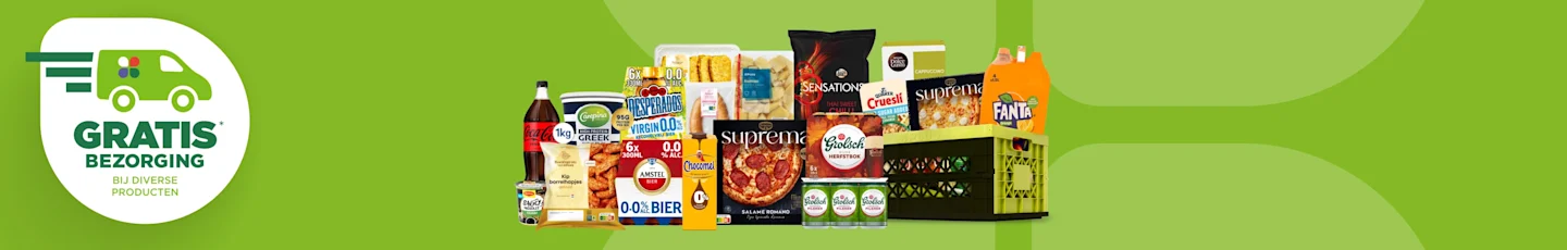 Gratis bezorging op verschillende producten