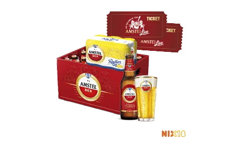 Win kaarten voor vrienden van Amstel live