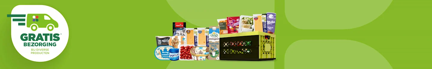 Gratis bezorging op verschillende producten