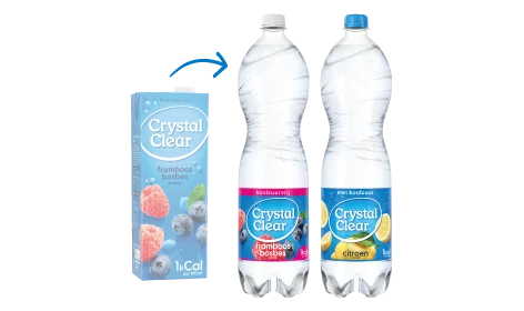 Crystal Clear nu in fles