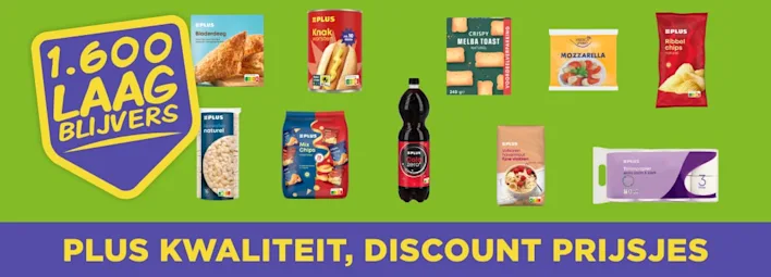 Laagblijvers logo met "Meest verkocht, altijd lage prijs".