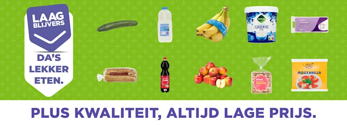 Laagblijvers logo met "Meest verkocht, altijd lage prijs".
