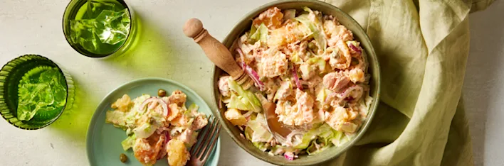 Tonijn salade met croutons