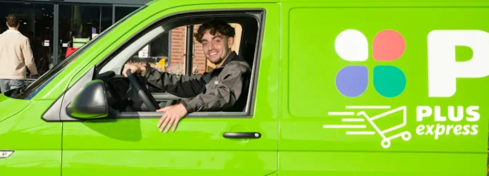 PLUS express logo