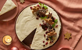 Feestelijke kwarktaart