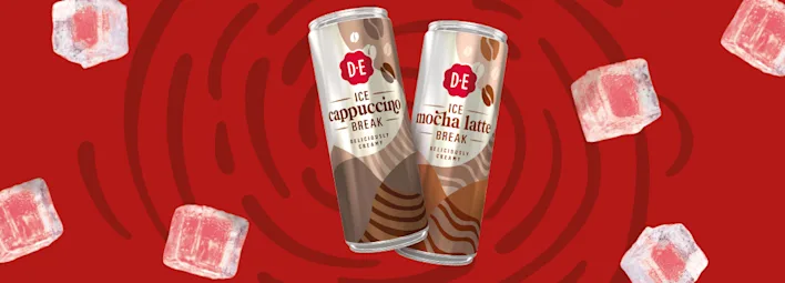 Douwe Egberts ijskoffies blikjes