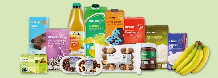 Fairtrade producten van PLUS