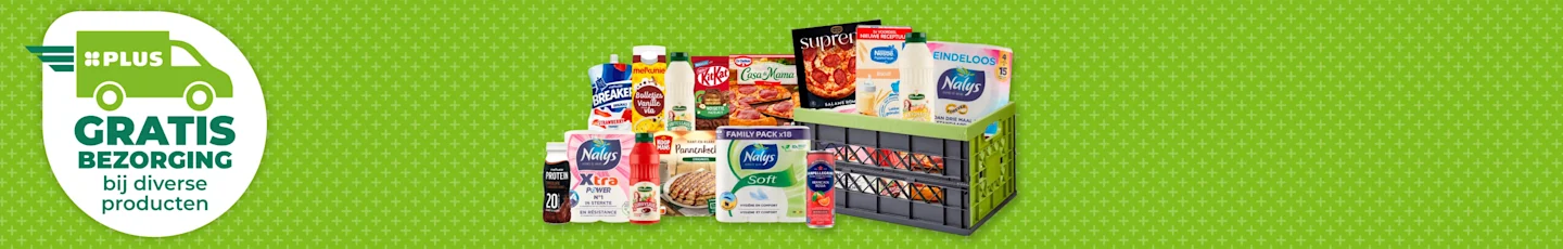 Gratis bezorging op verschillende producten