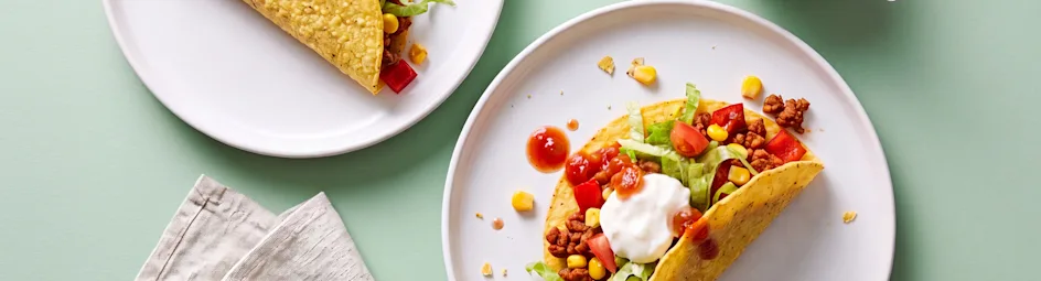 Taco’s met gehakt en yoghurt