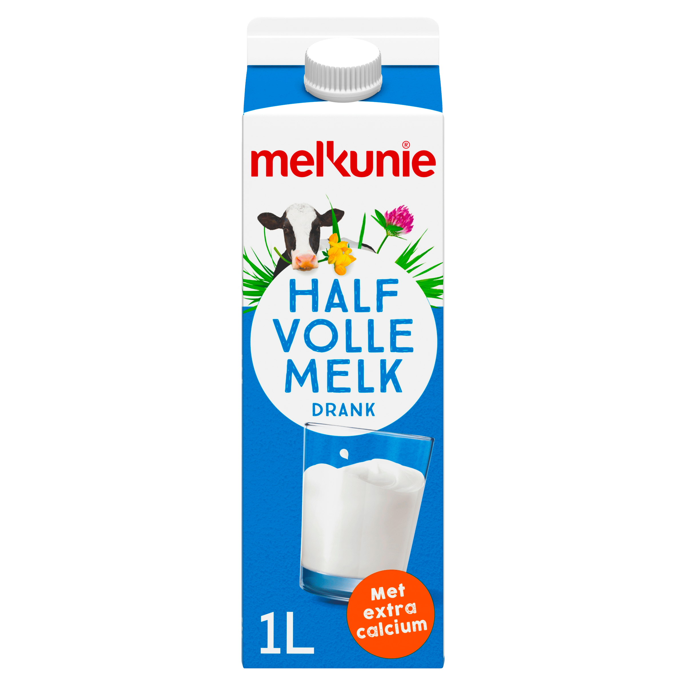 Melkunie Halfvolle Melk Calcium Per Pak 1000 Ml